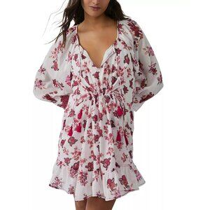NEW Free People Camilla Mini Dress in Ivory Combo sz Small